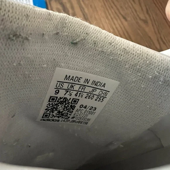 Adidas Stan Smith White/Green Size 9/41.5 - Picture 6 of 6